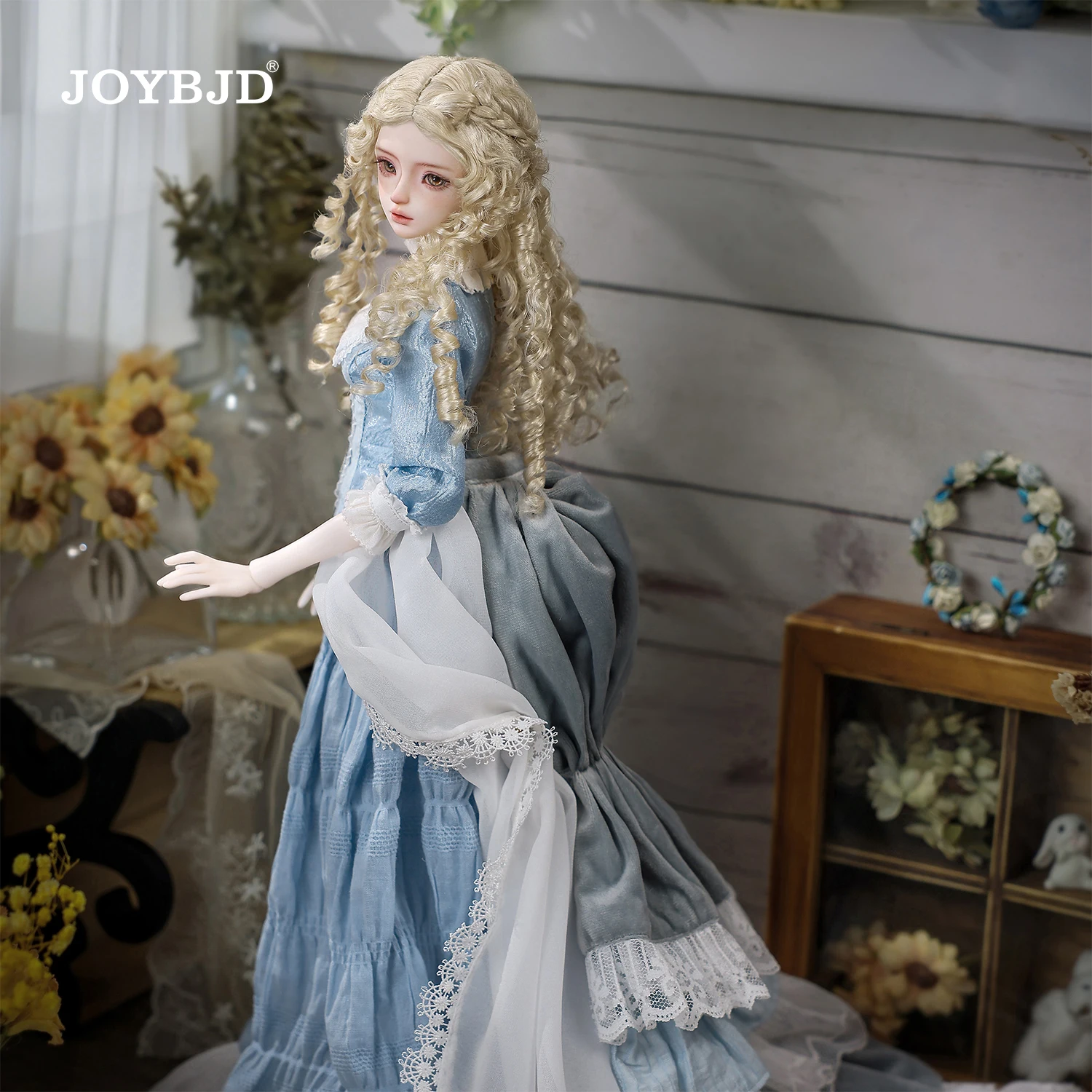 Joybjd Cali Fullset C Bambole Bjd 1/4 con Muxi Body Inheritor Femmina dalla bambola snodata a sfera con pittura a olio
