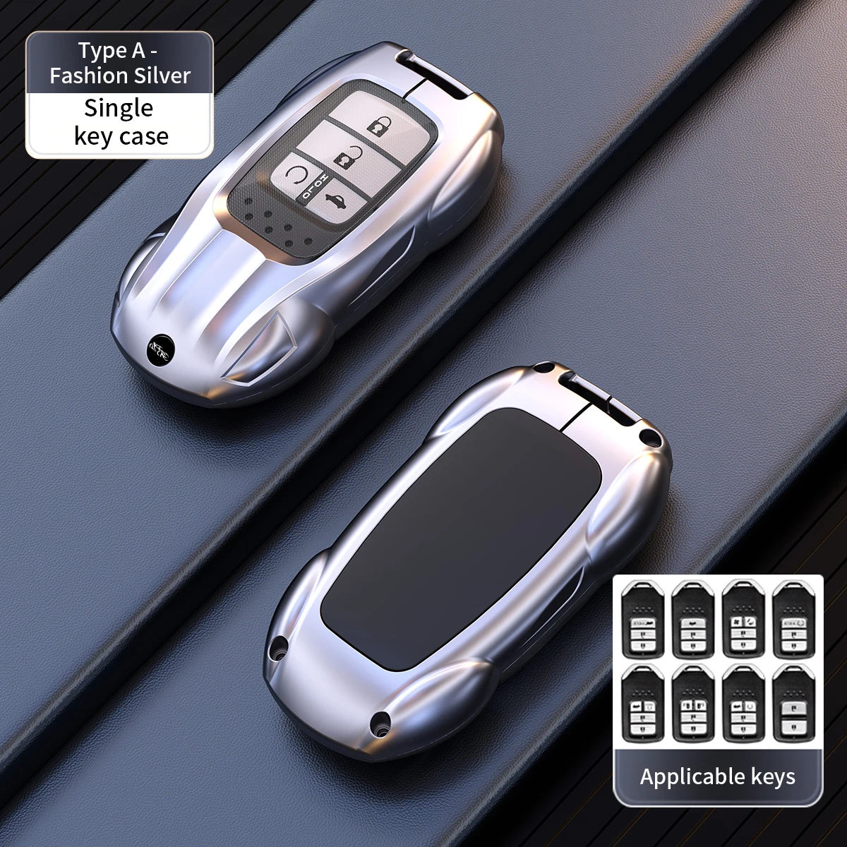 Supercar Styling ﻿For Honda Fit Vezel City Civic Jazz BR-V HR-V high quality Zinc alloy Car Key Case Fob Cover Shell Accessories