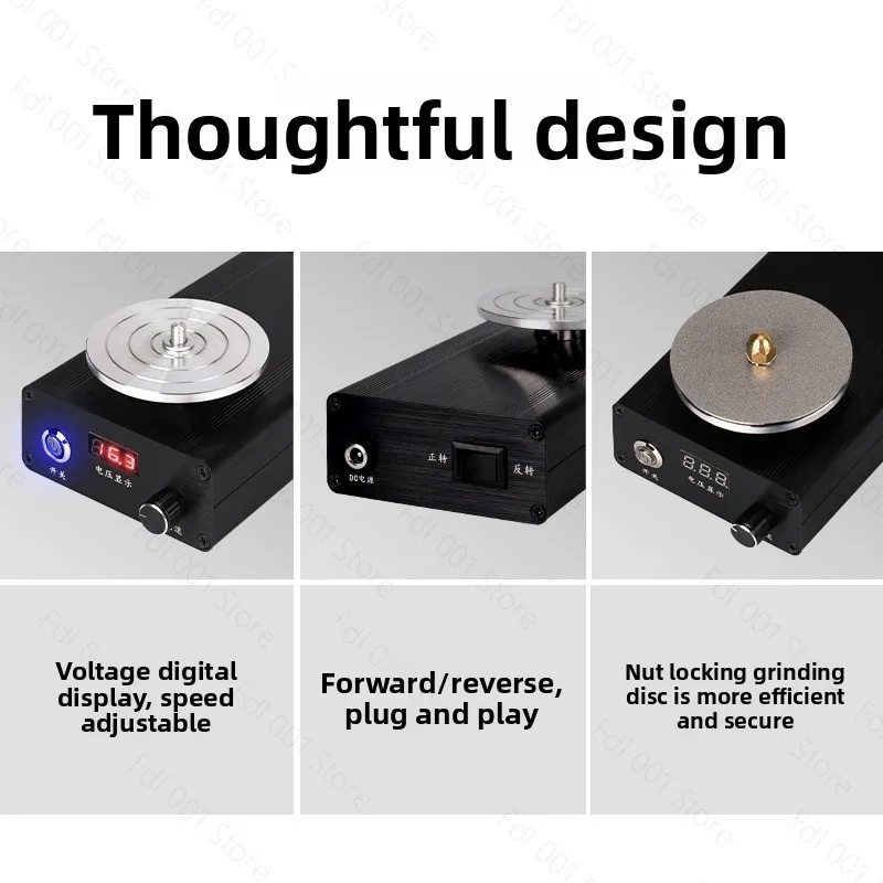 Electric Knife Sharpener Watch Repair Tool Adjustable Speed for Wood Carving Jewelry Polishing