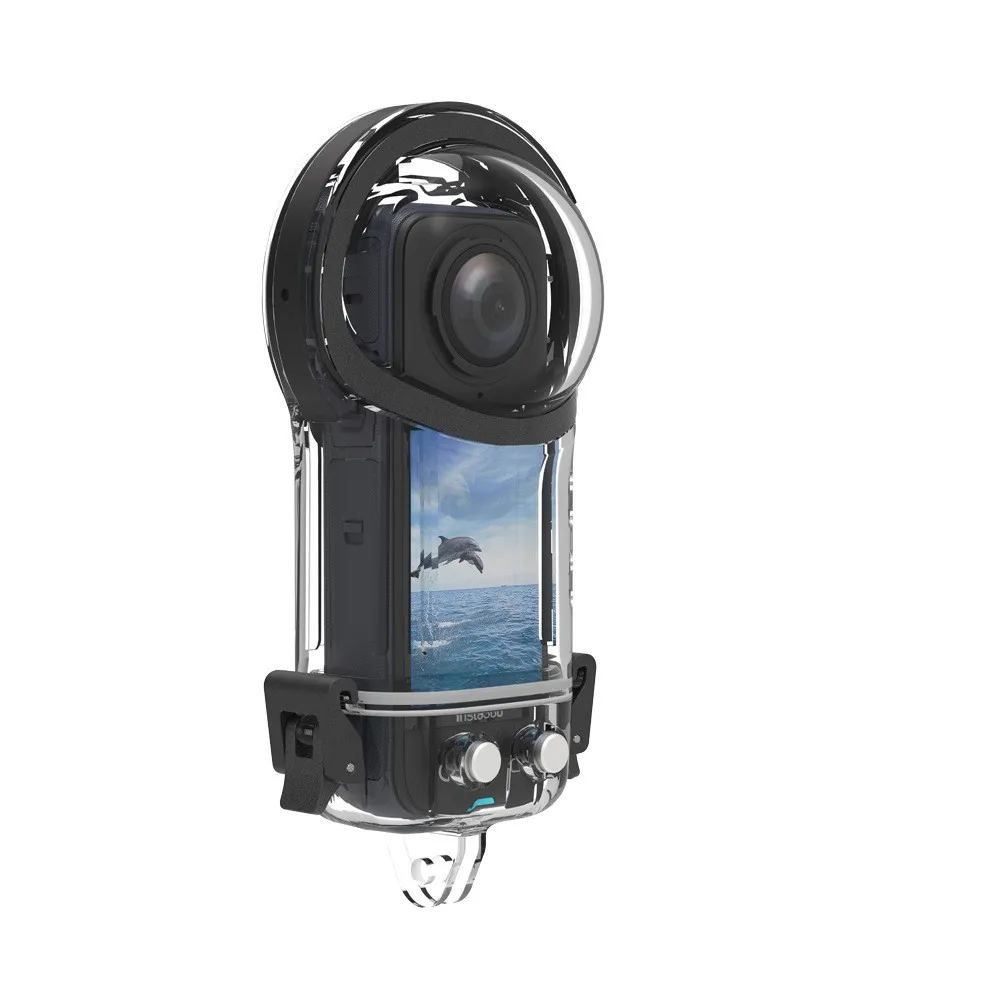 40-Meter Dive Protection Case for Insta360 X5 - Waterproof Panoramic Sports Camera Cover, Durable Anti-Pressure Dive Gear