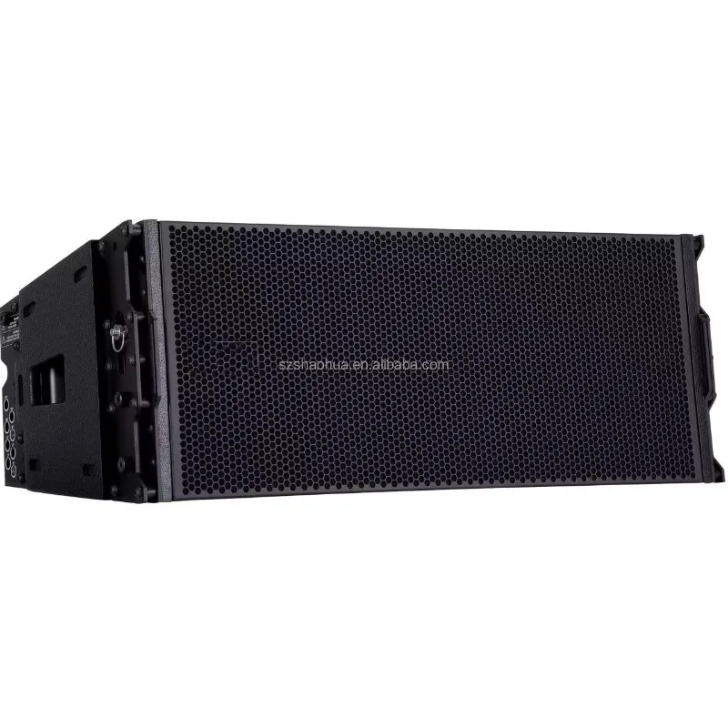 Dual 8 Inch 3-Way Active Line Array Speaker Powered Sound System Professional Outdoor DJ Audio for Stage