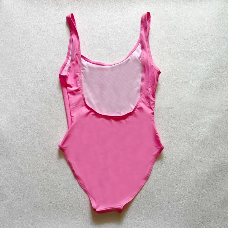 S-3XL One-Piece Swimsuit Women Team Bride Summer Swimwear Higt Cut Low Back Bathing Suit Bachelor Party Swimming Suit Beachwear image 6