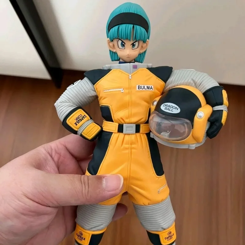 19.5cm Dragon Ball Z Bulma Figure Space Suit Namek Bulma Action Figure Pvc Statue Collection Model Toys Gifts