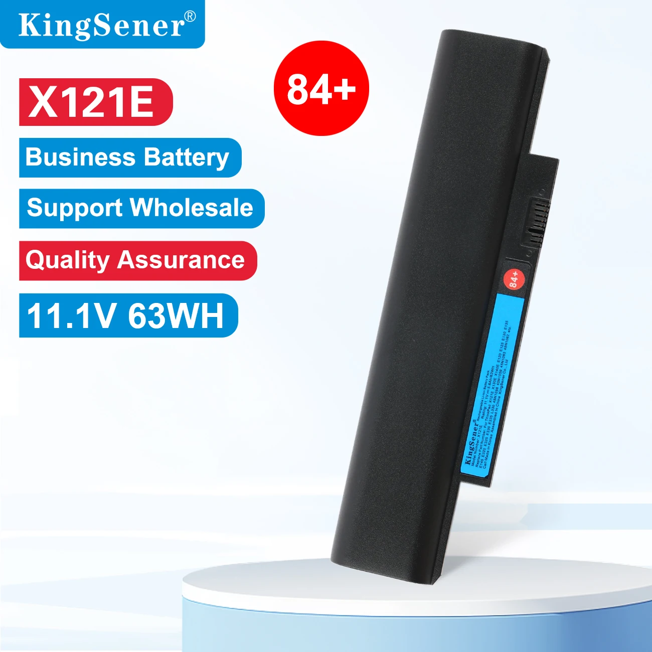 

Аккумулятор KingSener X121E X130E для Lenovo ThinkPad E120 E125 E130 E135 E145 E320 E325 E330 E335 L330 45N1058 45N1059 X131E X140E