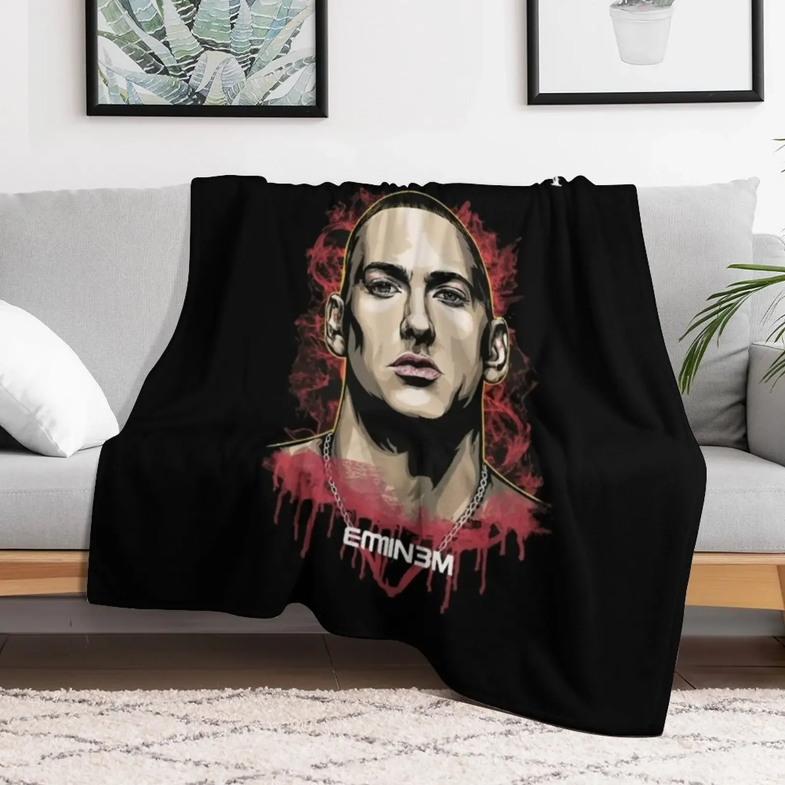 Eminem Throw Blanket Soft Beds heavy to sleep Blankets For Bed Luxury Brand Blankets