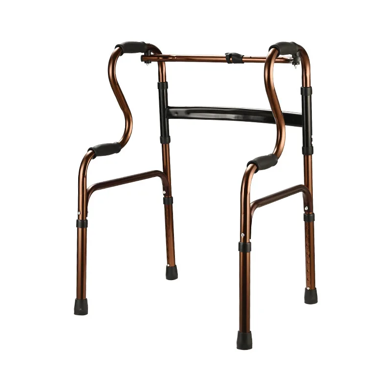 

Wholesale walkers for the elderly walking aluminum alloy disabled four-legged crutches walking aids the elderly walker