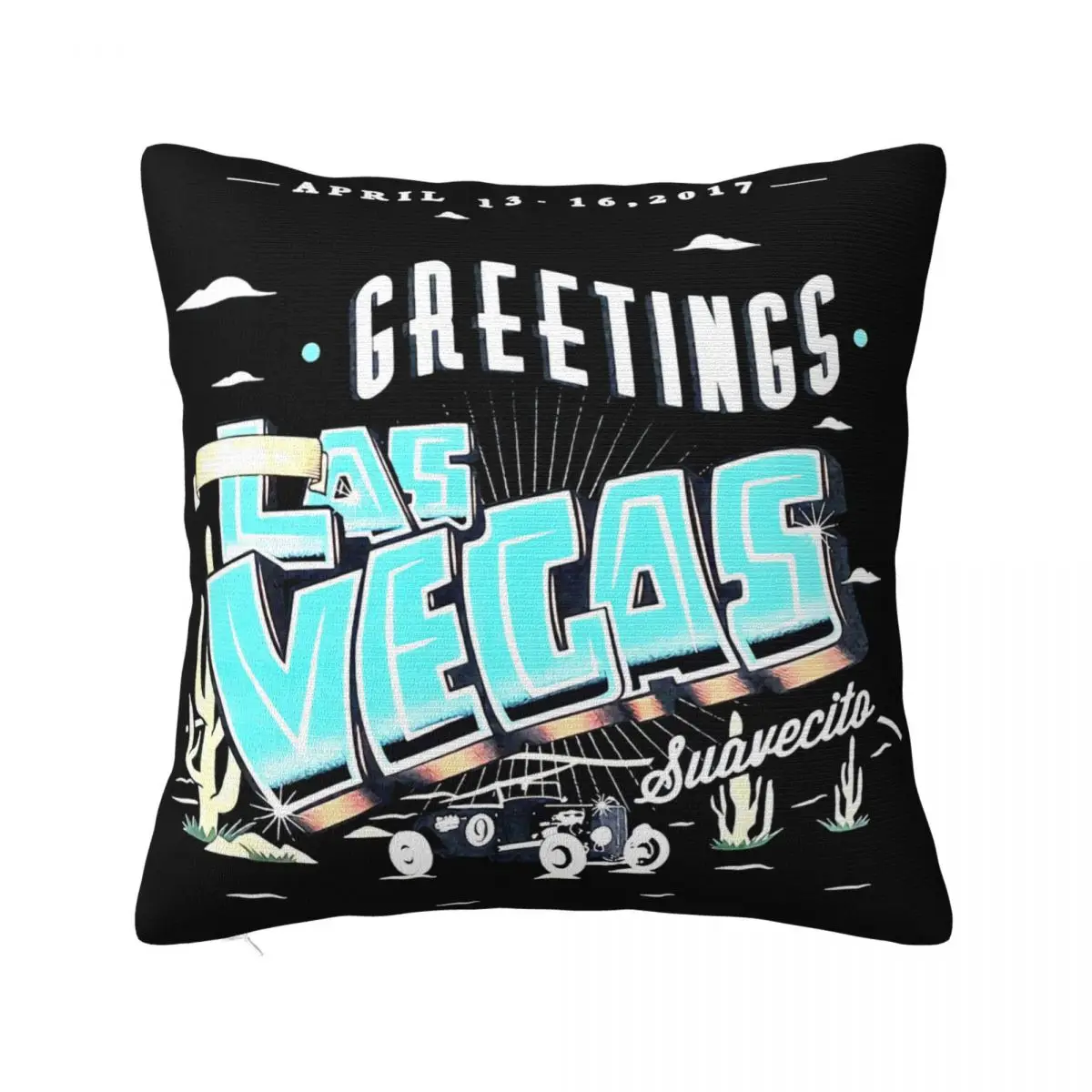 Suavecito Pomade Las Vegas Mens Sz S Black Graphic Nwt Logo Youth Street Style Hipster Women Humor Pillow Case