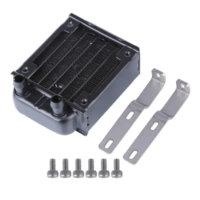 NF TOYAN Radiator Kit Water Tank Assembly with Bracket and Plugs Water Cooled Retrofit Parts V8 Engine Model Accessories Model D