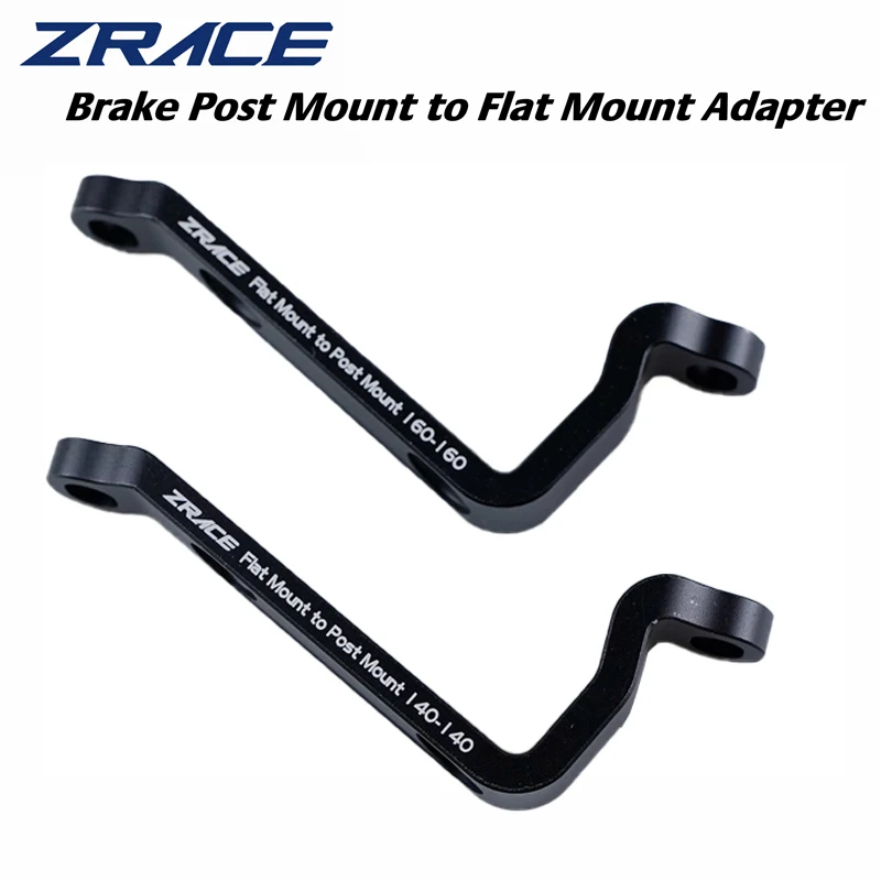 ZRACE Post Mount to Flat Mount Brake Adapter, 140mm / 160mm, Post to Flat Mount Brake Adapter For Shimano For SRAM Brake Adapter