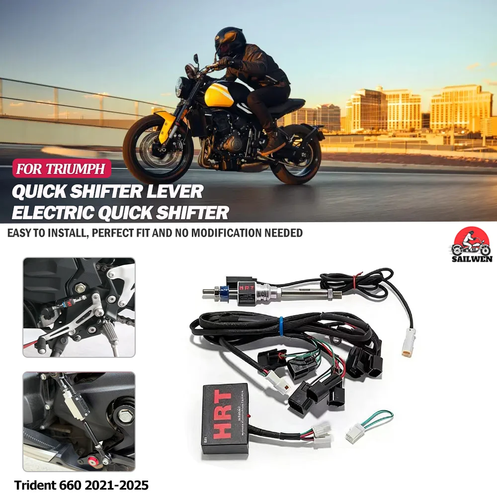 

For Triumph Trident 660 2021-2025 one-way/two-way quick shift lever gear shifter quick transmission