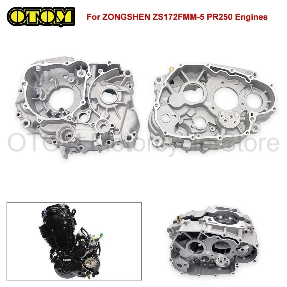 

Для ZONGSHEN ZS172FMM-5 PR250 мотоцикла левый и правый картер двигателя коленчатый вал кривошипная коробка крышка KEWS внедорожный пит-байк