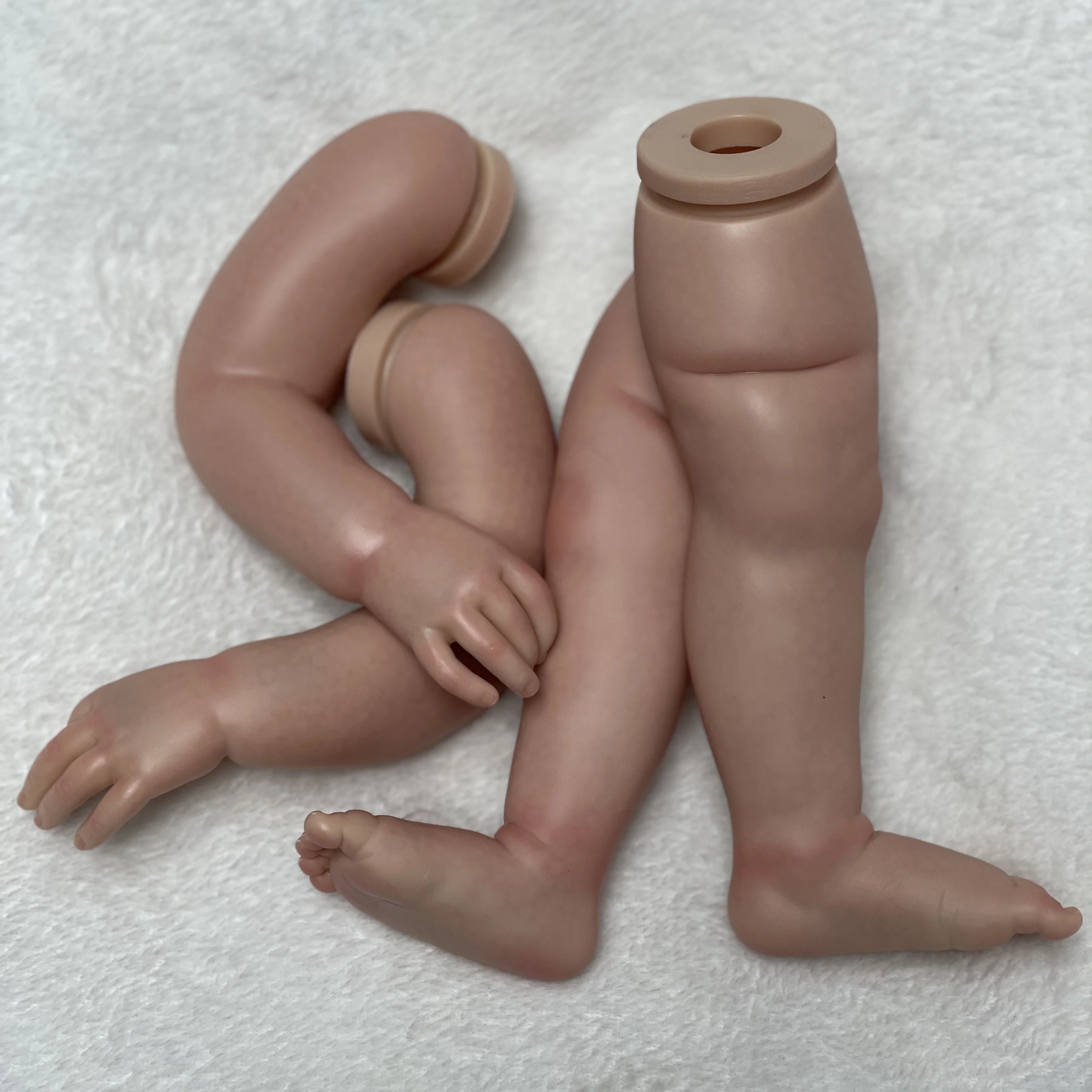 20 นิ้ว Unassembly Bonnie Bebe Reborn ตุ๊กตาชุดทําด้วยมือทาสีที่ยังไม่เสร็จ DIY Bebe Reborn ตุ๊กตาชุด Bebé Reborn