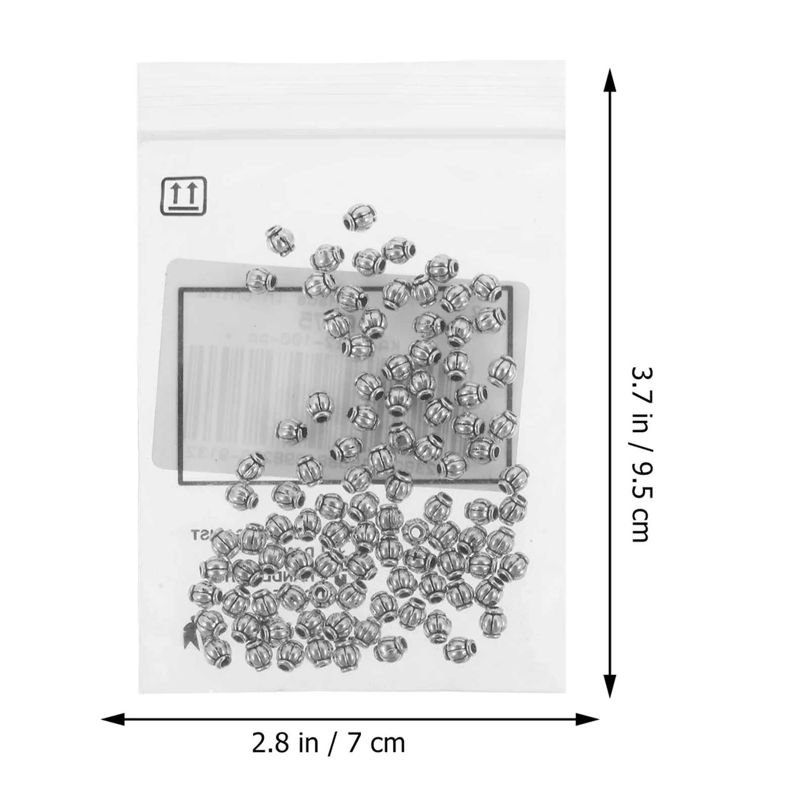 

200Pcs Pumpkin Alloy Beads Spacer Beads DIY Jewelry Making Supplies Bracelet Necklace Decorative Accessories DIY Accessory