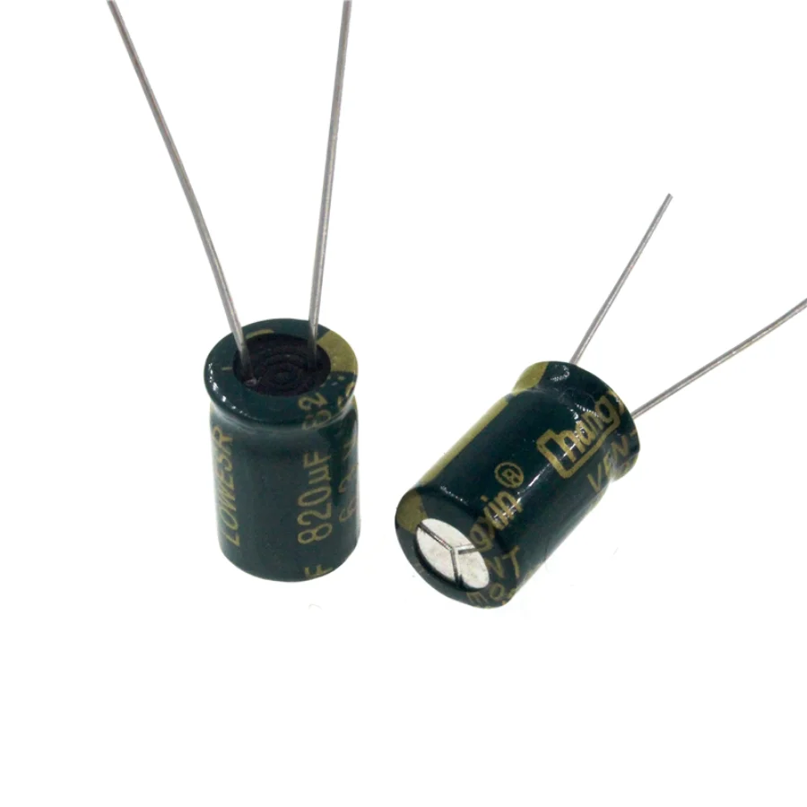 20pcs 820uF 6.3V 820MFD 6.3WV 8*12mm Aluminum Electrolytic Capacitor Radial