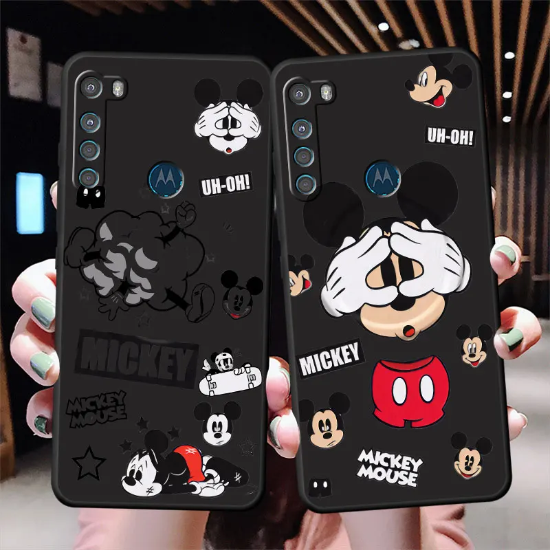 Minnie Balloon Mickey Mouse phone Cases for Motorola Moto G22 G51 5G case G30 G9 Power 30 G73 G32 G200 fundas Antiscratch cover