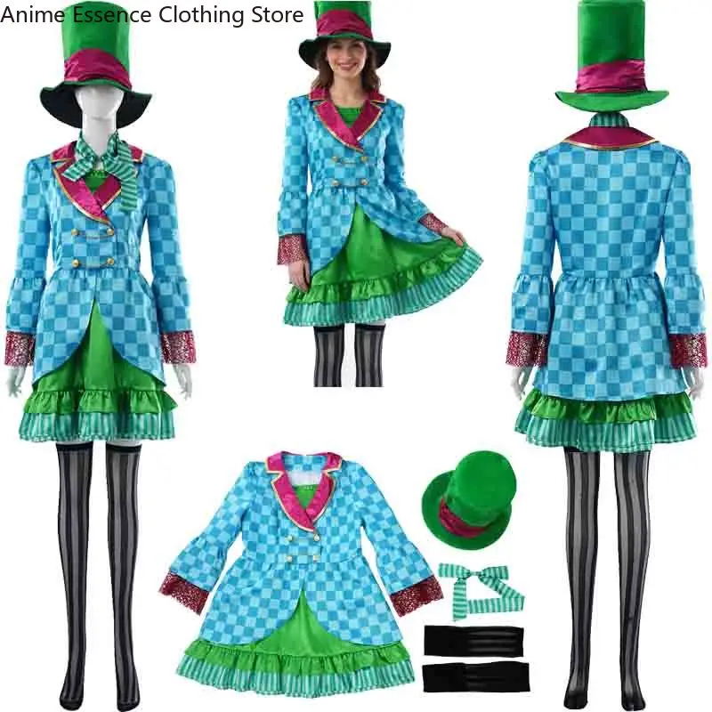

Adult Wizard of Oz St. Patrick's Carnival costume Irish elf set Ball party costume Hat Halloween cosplay costume