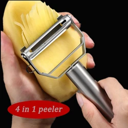 Luxury Perfection Fruit Vegetable Peeler Stainless Steel Kitchen Peeler For Flawless Peeling Household Kitchen Essential Tool