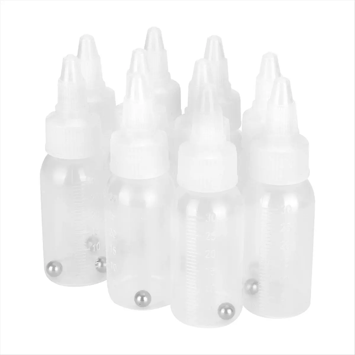 Y17A Paint Bottle,30ML Empty Paint Bottles,for Paint Jar Storage,Airbrush Paint Mixing Bottles, Empty Paint Touch Up Bottles