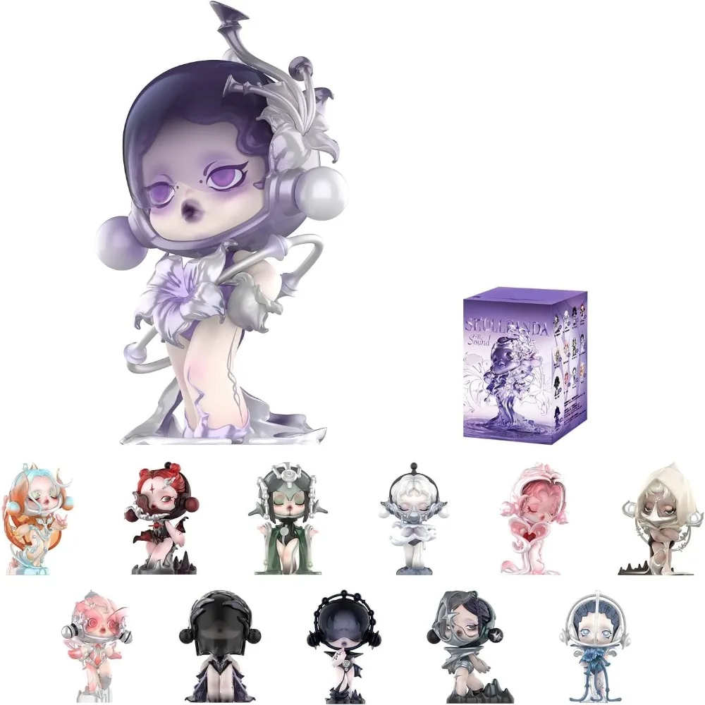 

MART SKULLPANDA The Sound Series Figures, Random Design Action Figures Collectible Toys Home Decorations