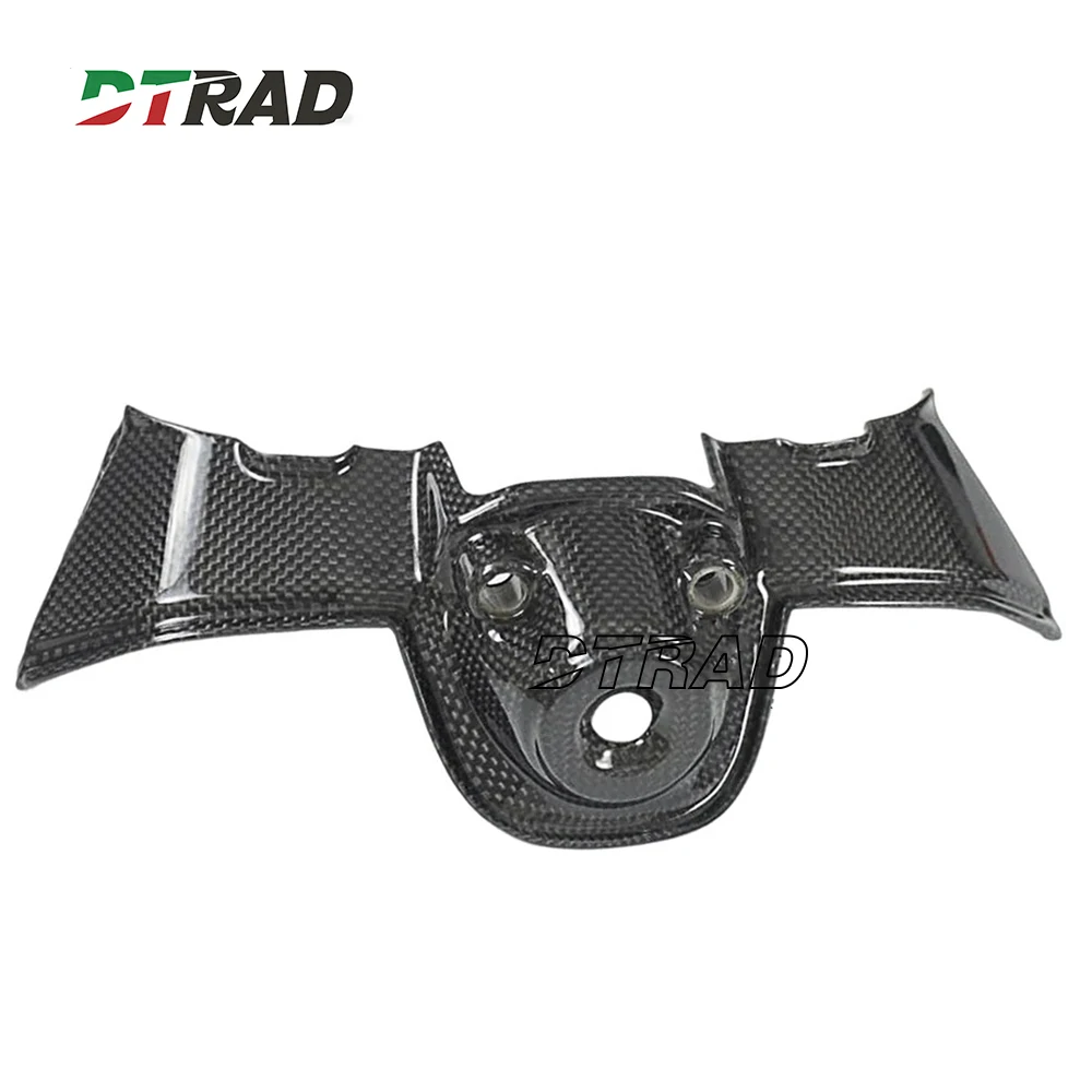 

For DUCATI Panigale V4 V4S V4R 2018-2022 100% Carbon Fiber Motorcycle Front Tank Switch Key Cover Modification Accessories