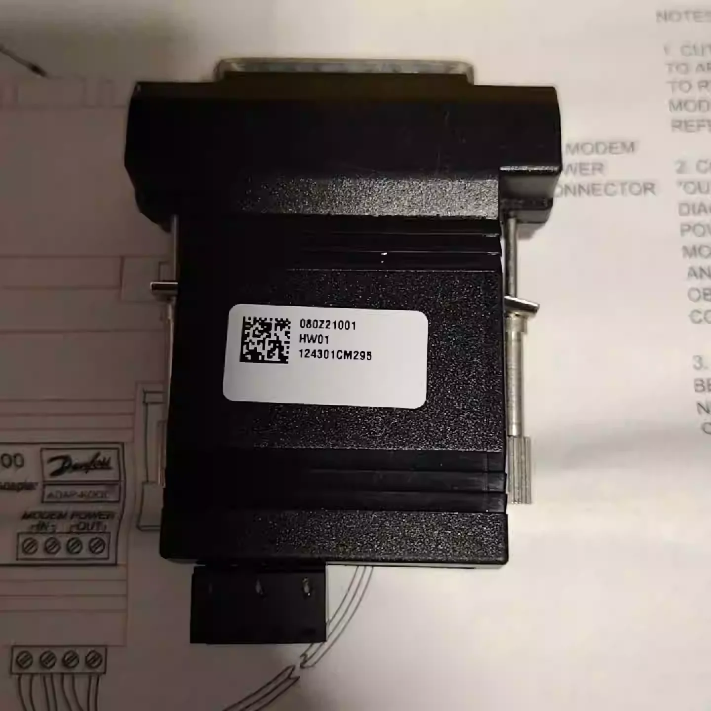 Danfoss Controller Connection Converter 080Z2100