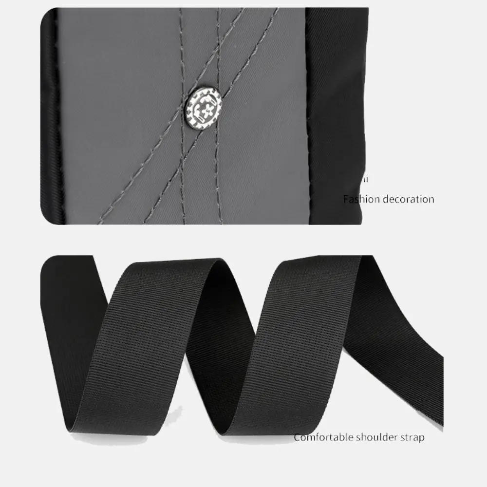 

Мужская сумка на одно плечо, тканевая мужская сумка-мессенджер большой вместимости, квадратная многофункциональная нейлоновая сумка через плечо для кемпинга