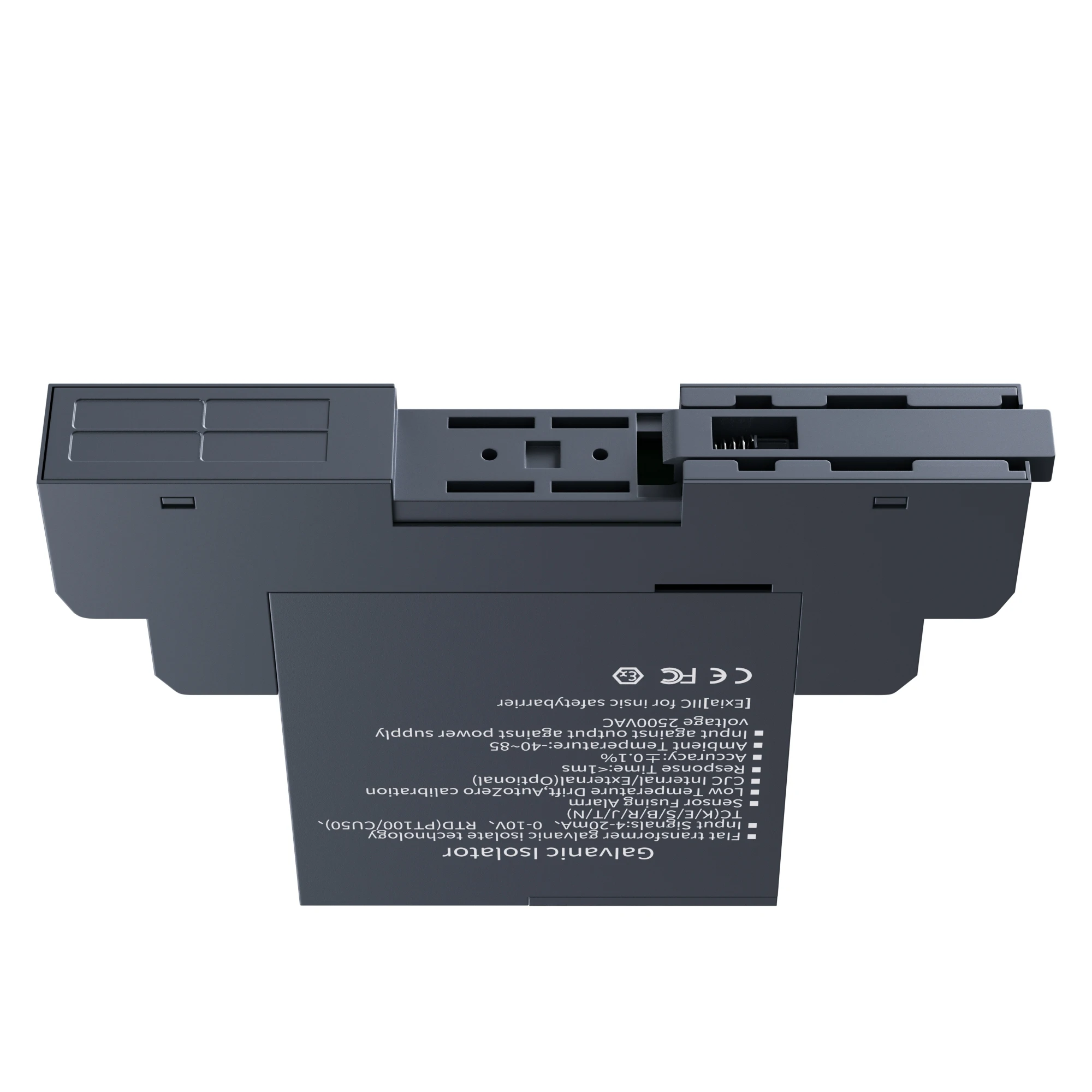 

DC24V 1 In 2 Out Voltage Signal Transmitter 4-20mA 0-10V 0-5V 0-75mV to 0-20mA 0-10mA 35mm DIN Rail Analog Signal Isolator