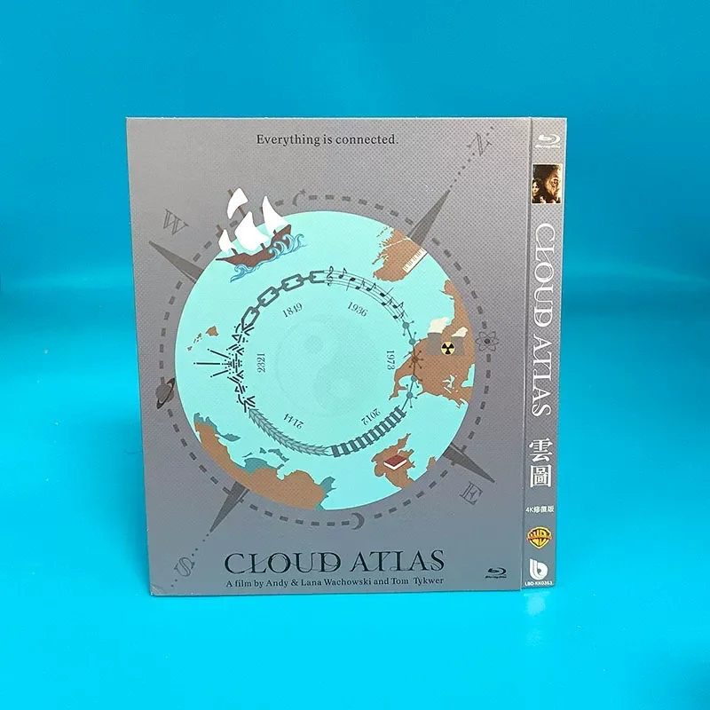 In Stock American Drama CLOUD ATLAS Cloud Map Chinese Subtitles 1 Disc BD Blu ray