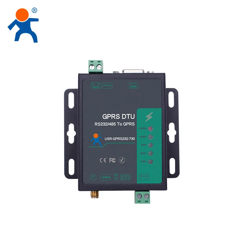 USR-730 RS232 RS485 para transferencia de datos Módem serie GSM GPRS celular industrial