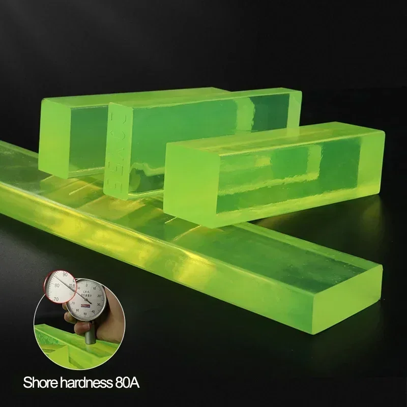 Solid Polyurethane Strip Mold Cushion Block Cushioning High Elastic PU Machinery Shock Absorbing Mat Gaskets Width 15-60mm