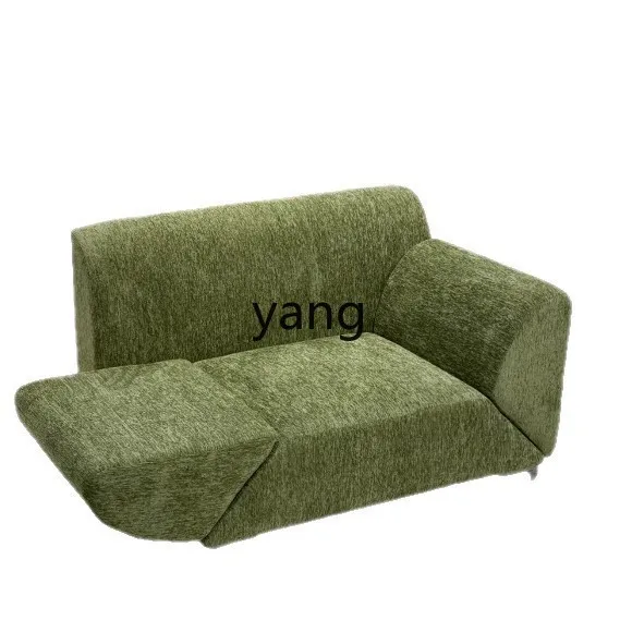 LMM Italian minimalist rotatable armrest single casual fabric sofa
