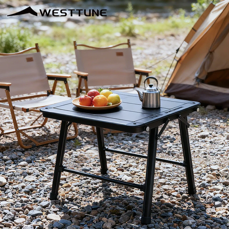 WESTTUNE Camping IGT Tisch Multifunktionaler Outdoor Abnehmbarer Tisch aus Aluminiumlegierung Höhenverstellbar IGT 1,5 Einheit Picknicktisch