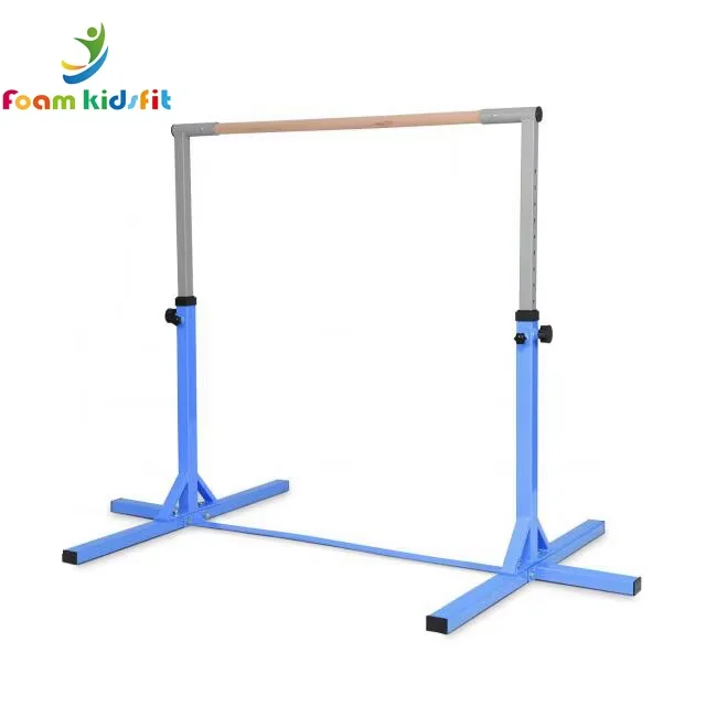 Factory Supply Customized Gymnastics Equipment Adjustable Gymnastics Horizontal Bar for Kids