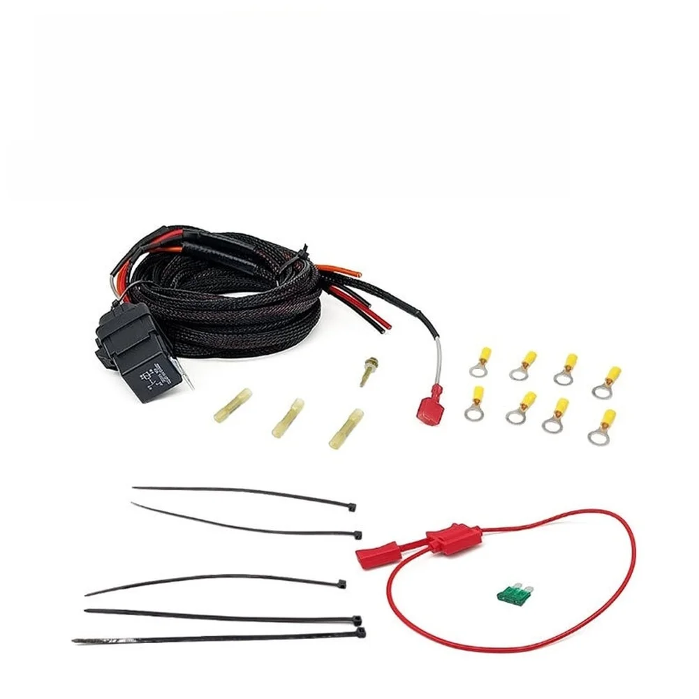 Air Suspension Wire Set Compressor Wiring Harness Seamless Integration Capability Standard Automotive Voltage Black