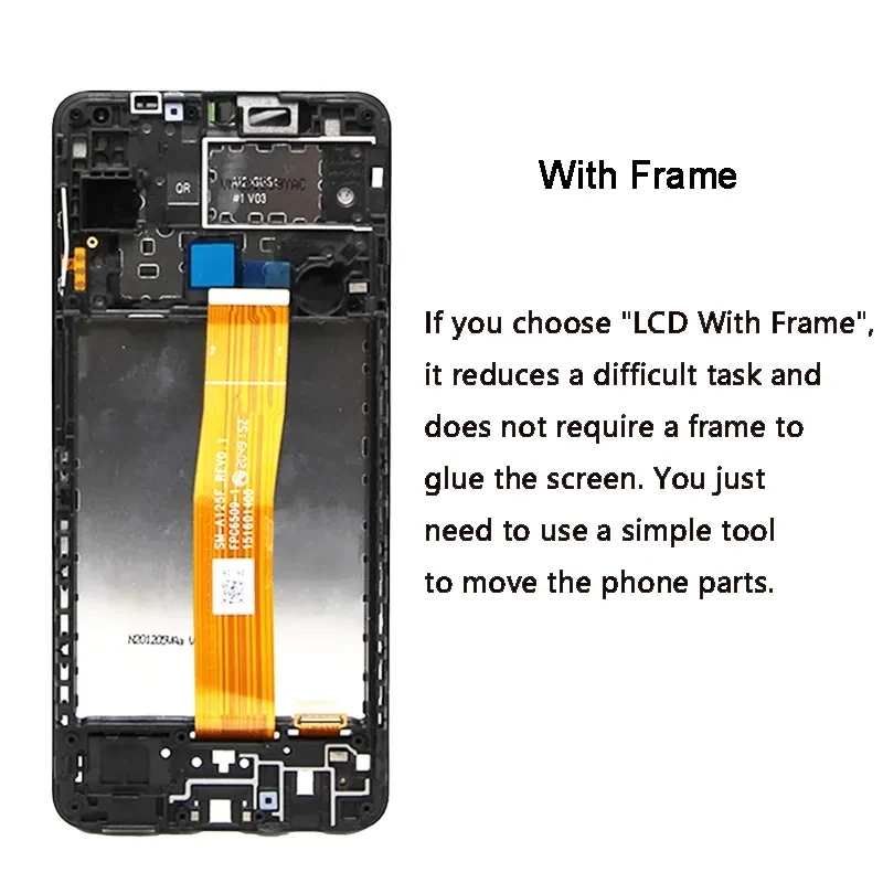 100% Test 6.5 inches Display For Samsung A12 A125F A125F/DS display LCD touch screen digitizer Assembly replacement Repair Parts