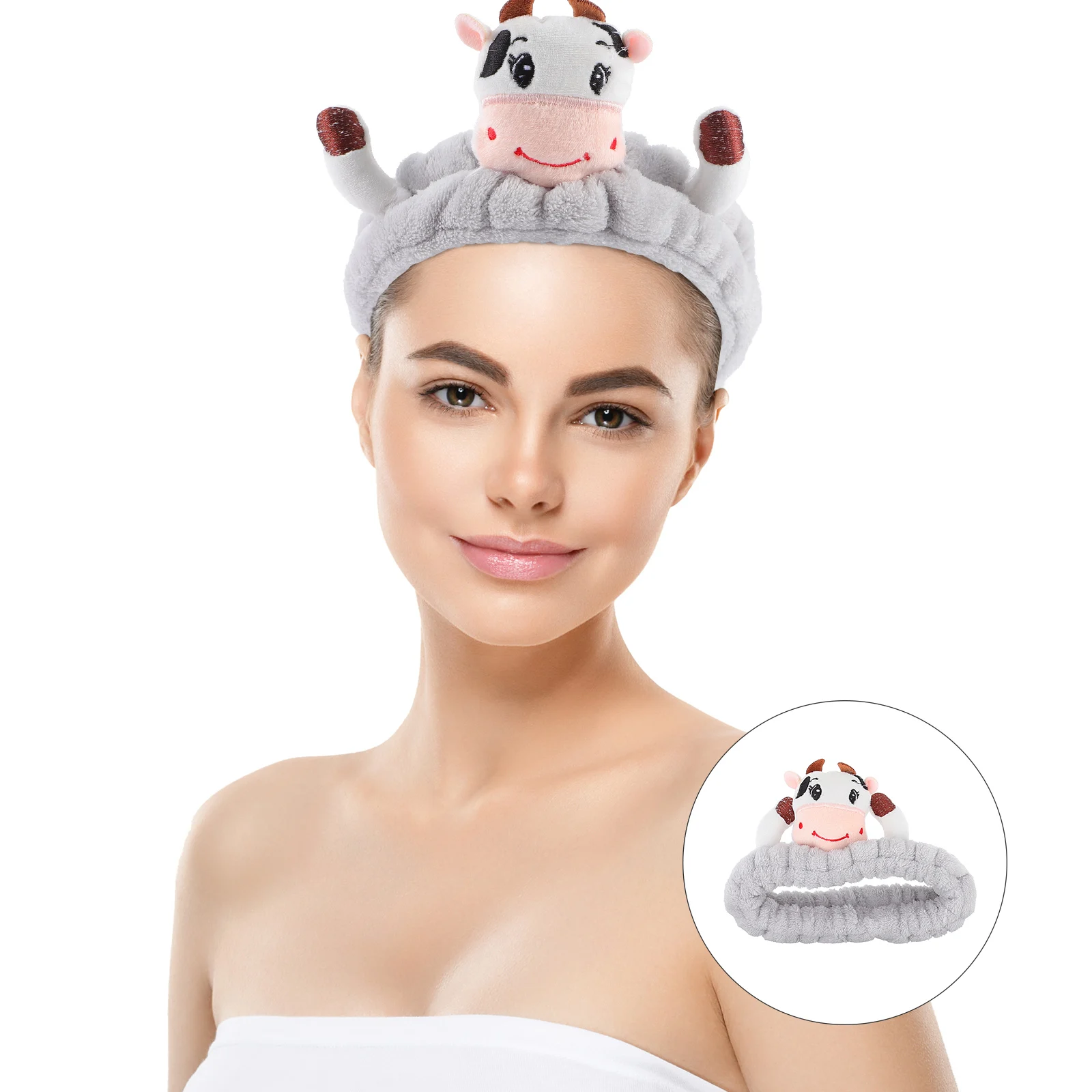 

Cartoon Stretchy Lightweight Natural Stretchy Hairb s for Sports Makeup Clothes Decor Hair Accessories
