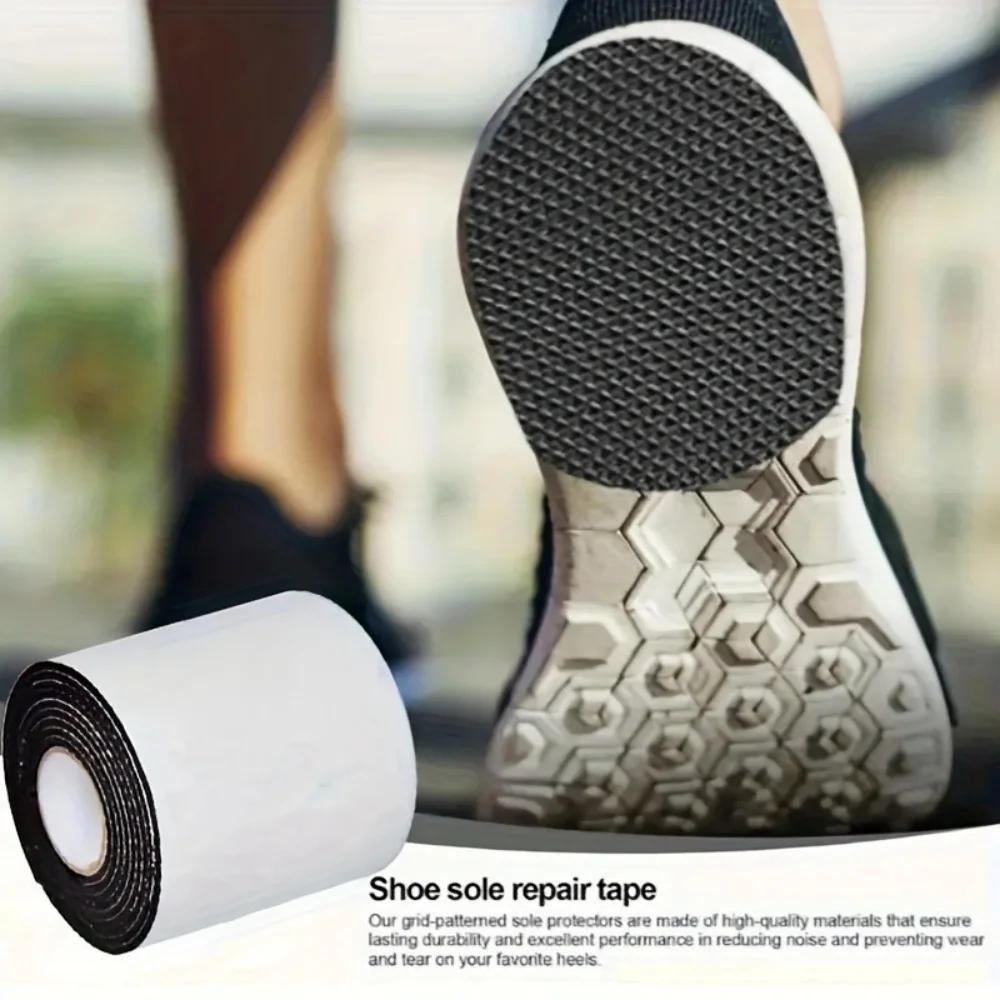 Self-Adhesive Shoe Sole Protector Non-Slip Noise-Reducing Repair Tape for High Heels Sneakers Sandals Anti-Wear Sticker