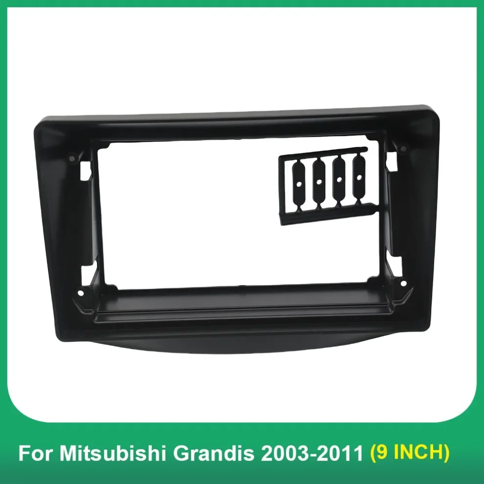 Car  Radio frame 9 Inch Fascia Android Audio Fitting Adaptor Dash Trim Kit For Mitsubishi Grandis 2003-2011