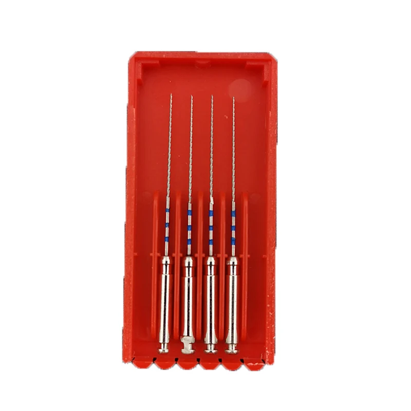 Denspay 4pcs/Box Dental Endo Files Gutta Condensor 60# 70# 80# MacSpadden Condensor Files 25-40# 21mm Endodontic Files Tool