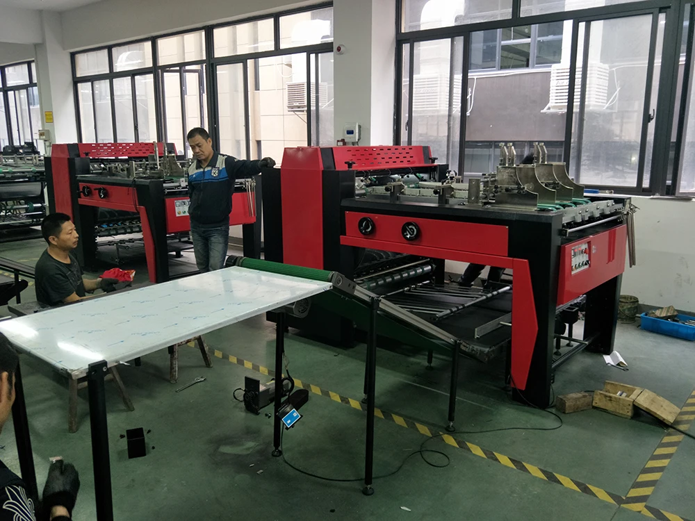 MSKC-1000A Professional Cardboard Slotting Machine with V Groove Cutting - Rigid Box Making Equipment