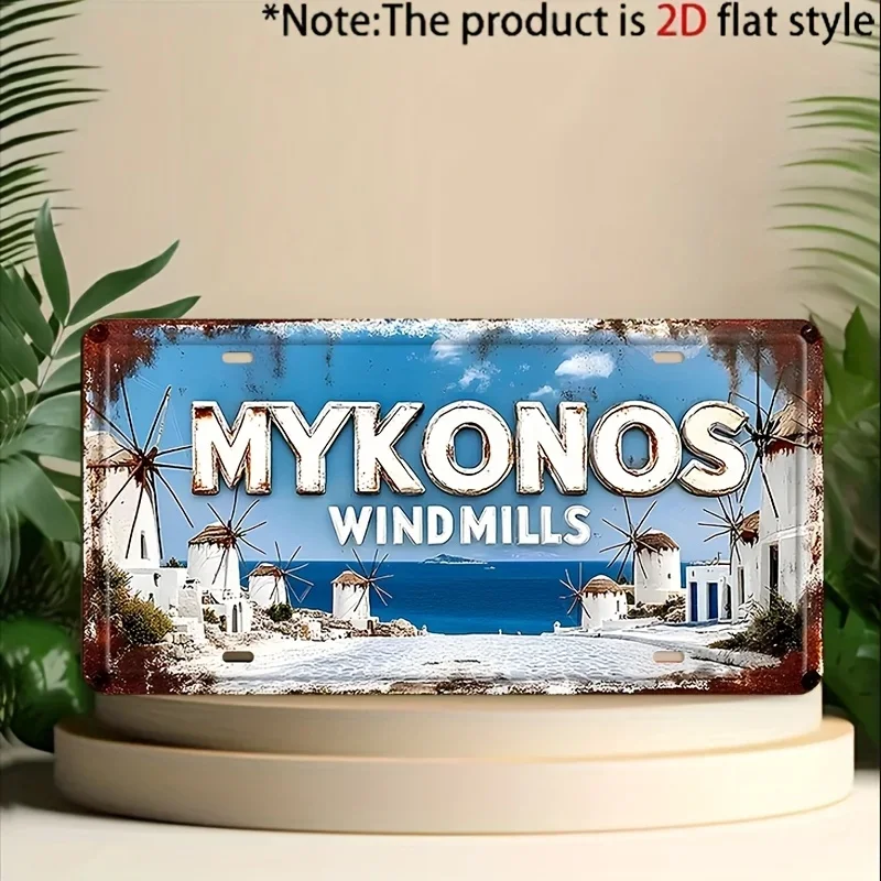 2D Flat, 1pc Suitable for Men's Caves, Garages, Retro Greek Themed Hanging Sign for Car Enthusiasts, Collectors, for Decorati