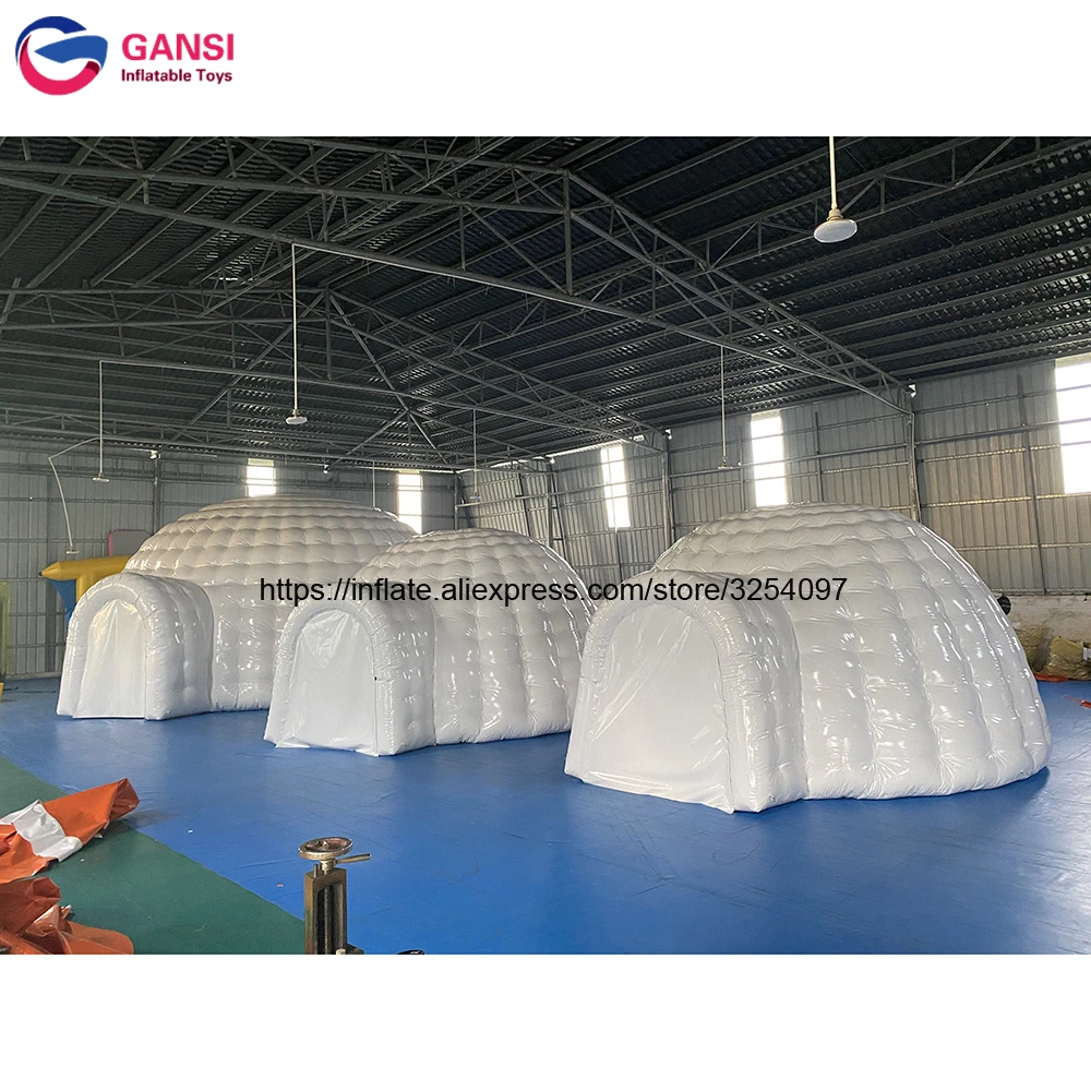 Advertising Wedding Party Large Plastic Dome White Bubble Tent Inflatable Dome House