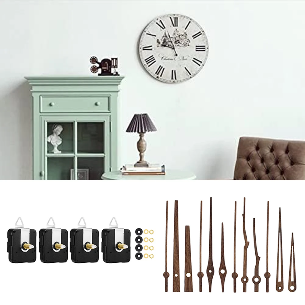 

Clock Mechanism Kit Quartz Clock Movement Replacement Wall Clock Spare Mechanism Parts DIY Clocks Accessory