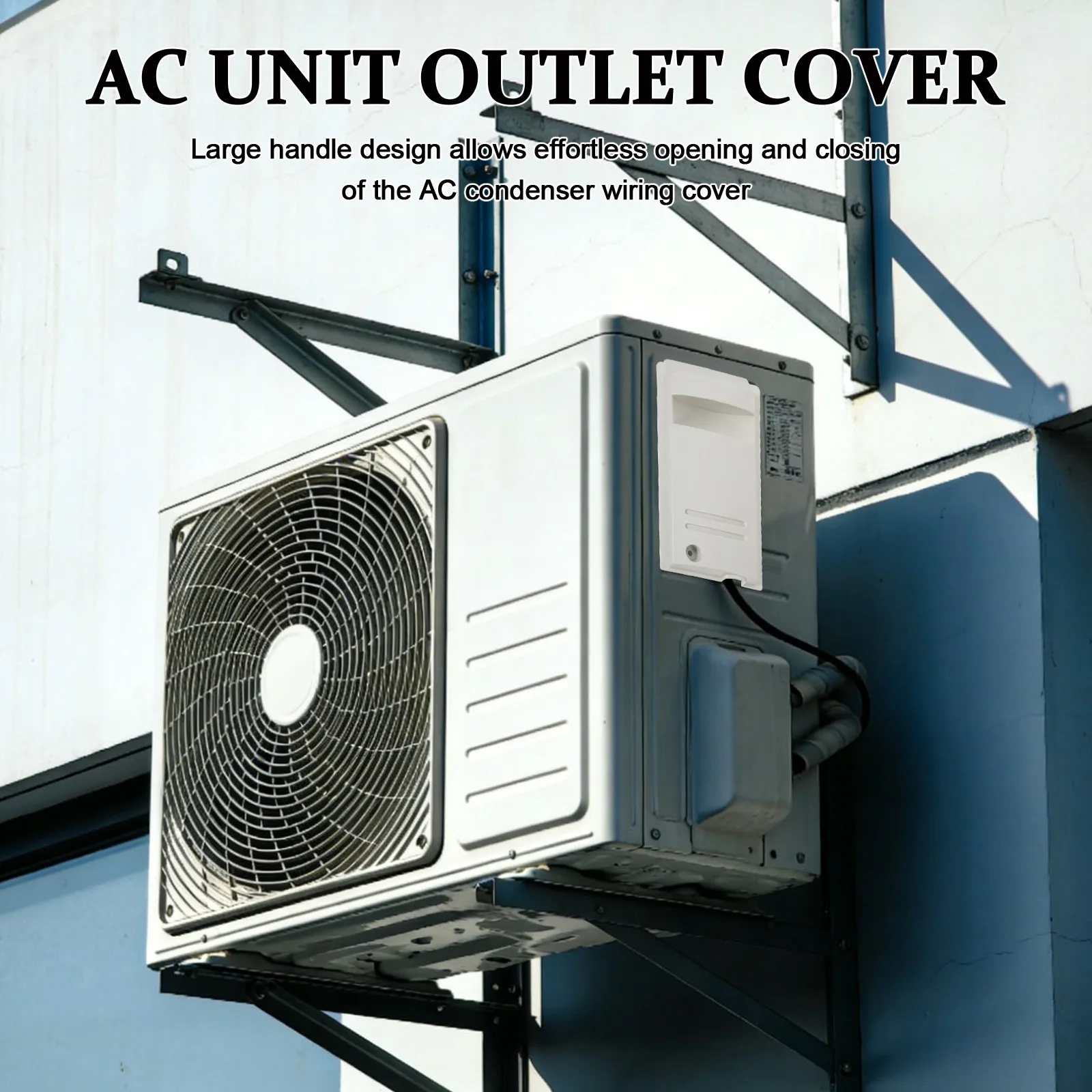 Waterproof AC Outdoor Unit Cover – Weatherproof Electrical Wire Cover for Halloween Christmas Decor