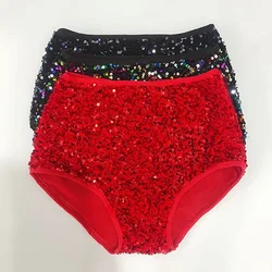 Pole Dance Shorts Women Shiny Sequin Jazz Pants Nightclub Performance Gogo Pole Dancewear Party Shorts Stage Costume