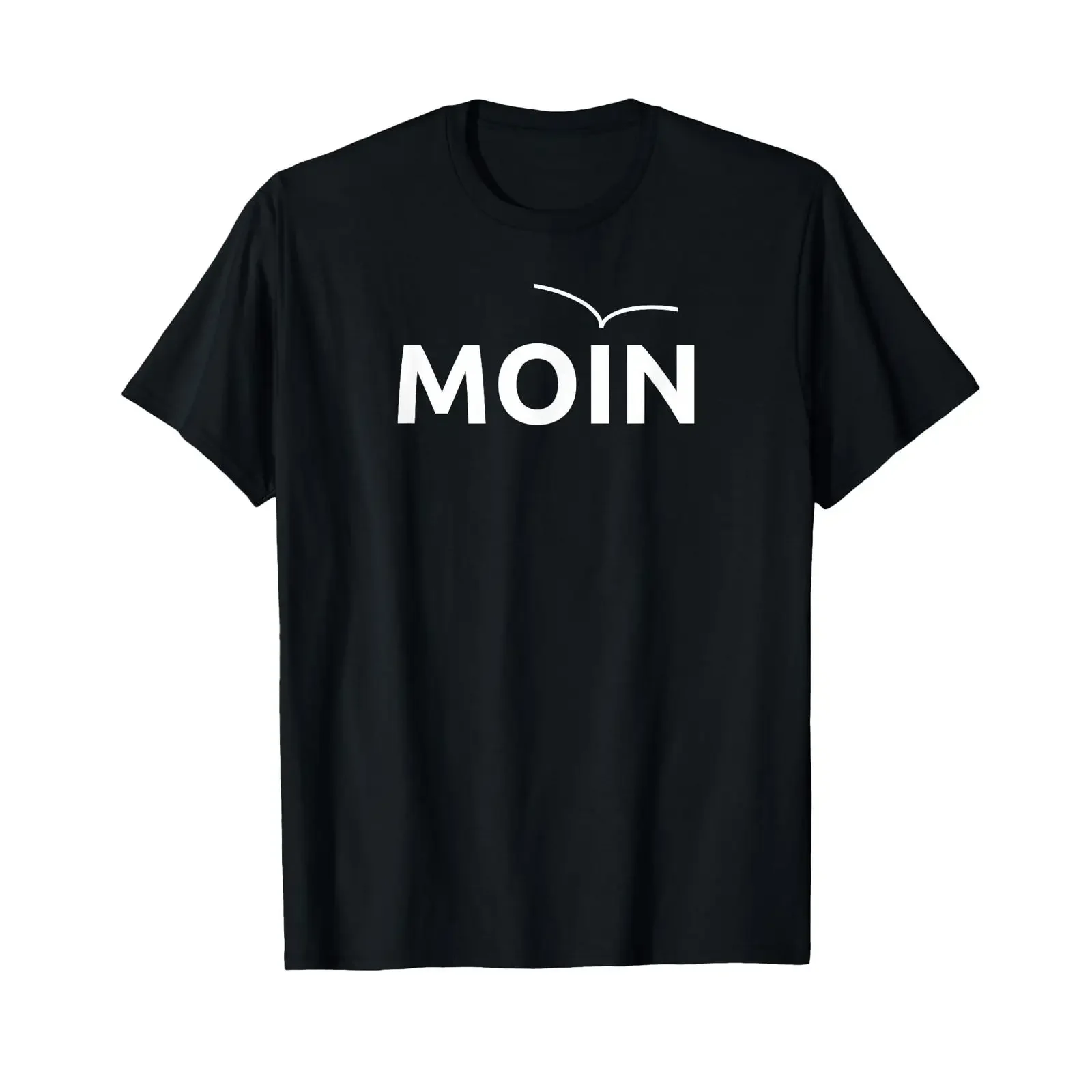 Moin Nordsee Küste Norddeutschland Fan Urlaub Souvenir T Shirt vintage Washed fashion Breathable Casual Top For Everyday Wear