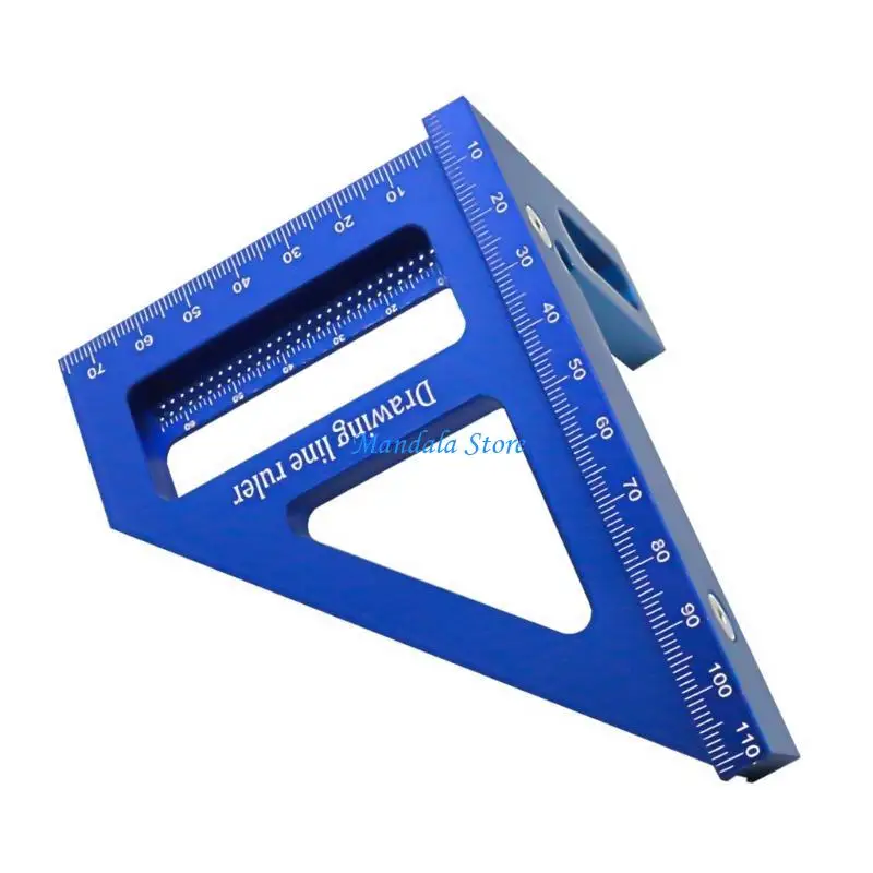 

U2JC Square Protractor Miters Triangle Ruler Measuring Tool for Engineer Carpenter