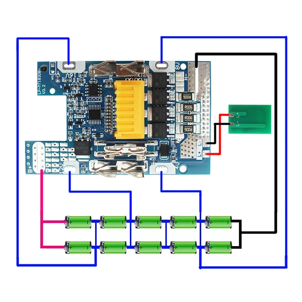 BL1830 Li-ion Battery Case PCB Charging Protection Circuit Board Shell Boxs BL1860 For Makita 18V 6.0Ah Li-ion Battery Housings