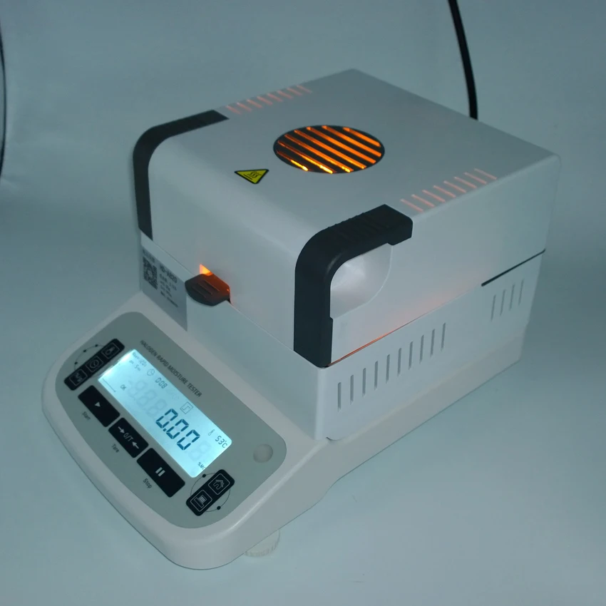 Plastics and Rubber Moisture Tester Sensor Humidity Meter Detector Moisture Analyzer