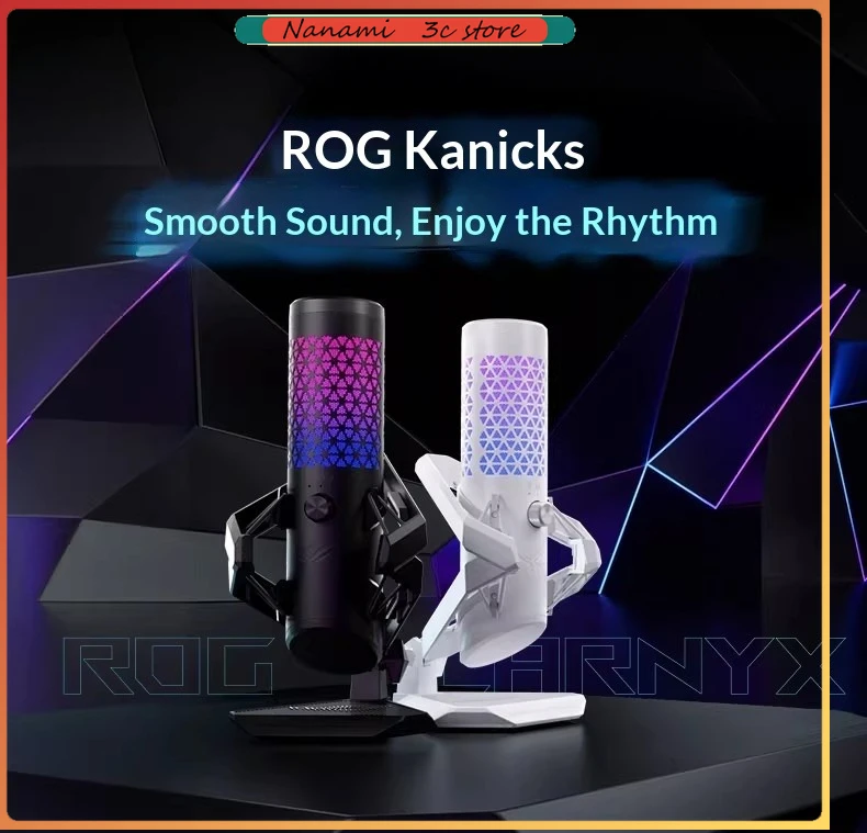 

Микрофон ROG с диафрагмой 25 мм Kanix для геймеров, стримеров и профессиональной записи (PUBG)